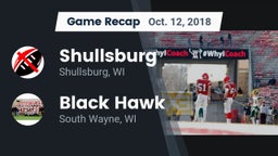 Recap: Shullsburg  vs. Black Hawk  2018