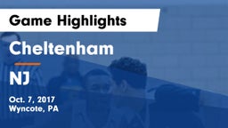 Cheltenham  vs NJ Game Highlights - Oct. 7, 2017