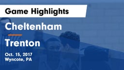Cheltenham  vs Trenton Game Highlights - Oct. 15, 2017