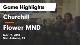 Churchill  vs Flower MND Game Highlights - Nov. 9, 2018