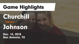 Churchill  vs Johnson  Game Highlights - Dec. 14, 2018