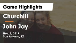 Churchill  vs John Jay  Game Highlights - Nov. 8, 2019