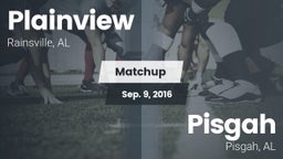 Matchup: Plainview High vs. Pisgah  2016