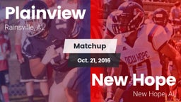 Matchup: Plainview High vs. New Hope  2016