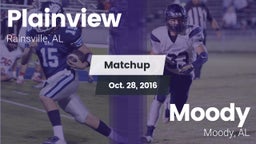 Matchup: Plainview High vs. Moody  2016