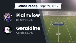 Recap: Plainview  vs. Geraldine  2017