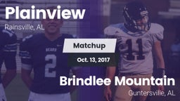 Matchup: Plainview High vs. Brindlee Mountain  2017