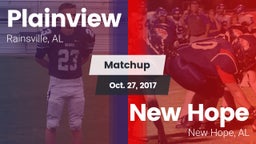 Matchup: Plainview High vs. New Hope  2017