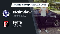 Recap: Plainview  vs. Fyffe  2018