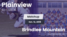 Matchup: Plainview High vs. Brindlee Mountain  2018