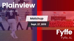 Matchup: Plainview High vs. Fyffe  2019