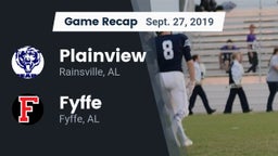 Recap: Plainview  vs. Fyffe  2019