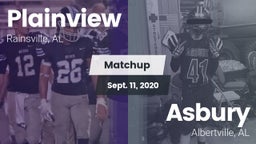 Matchup: Plainview High vs. Asbury  2020