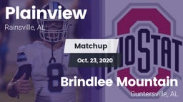 Matchup: Plainview High vs. Brindlee Mountain  2020