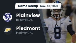 Recap: Plainview  vs. Piedmont  2020