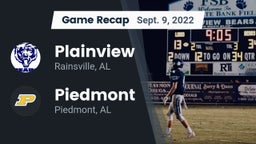 Recap: Plainview  vs. Piedmont  2022