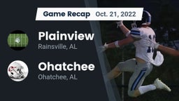 Recap: Plainview  vs. Ohatchee  2022
