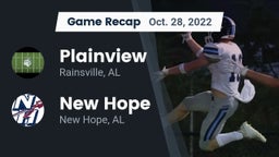 Recap: Plainview  vs. New Hope  2022
