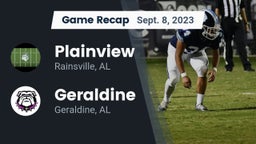 Recap: Plainview  vs. Geraldine  2023