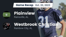 Recap: Plainview  vs. Westbrook Christian  2023