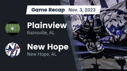 Recap: Plainview  vs. New Hope  2023