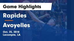 Rapides  vs Avoyelles  Game Highlights - Oct. 25, 2018