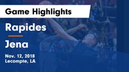 Rapides  vs Jena  Game Highlights - Nov. 12, 2018