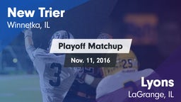 Matchup: New Trier High vs. Lyons  2016