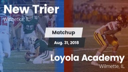 Matchup: New Trier High vs. Loyola Academy  2018