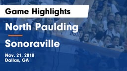 North Paulding  vs Sonoraville  Game Highlights - Nov. 21, 2018