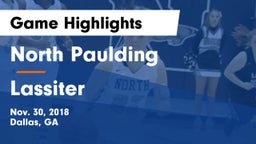 North Paulding  vs Lassiter  Game Highlights - Nov. 30, 2018