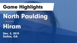 North Paulding  vs Hiram  Game Highlights - Dec. 3, 2019