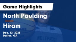 North Paulding  vs Hiram  Game Highlights - Dec. 12, 2023