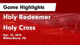 Holy Redeemer  vs Holy Cross  Game Highlights - Dec. 22, 2018