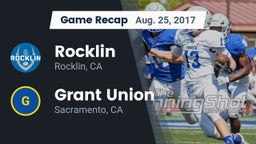 Recap: Rocklin  vs. Grant Union  2017