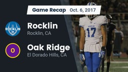 Recap: Rocklin  vs. Oak Ridge  2017