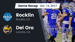 Recap: Rocklin  vs. Del Oro  2017