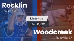 Matchup: Rocklin  vs. Woodcreek  2017