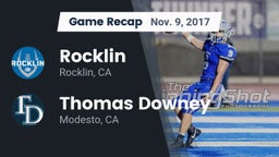 Recap: Rocklin  vs. Thomas Downey  2017