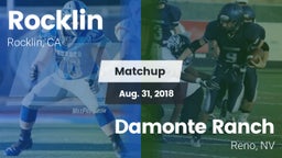Matchup: Rocklin  vs. Damonte Ranch  2018