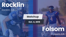 Matchup: Rocklin  vs. Folsom  2019
