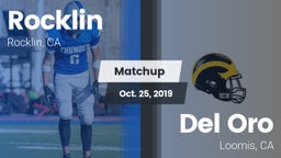 Matchup: Rocklin  vs. Del Oro  2019