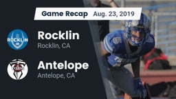 Recap: Rocklin  vs. Antelope  2019