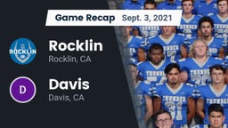 Recap: Rocklin  vs. Davis  2021