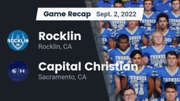 Recap: Rocklin  vs. Capital Christian  2022