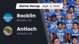 Recap: Rocklin  vs. Antioch  2022