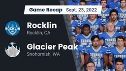 Recap: Rocklin  vs. Glacier Peak  2022