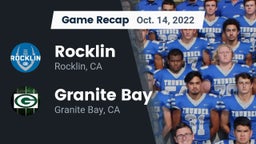 Recap: Rocklin  vs. Granite Bay  2022