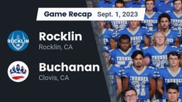 Recap: Rocklin  vs. Buchanan  2023