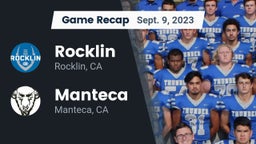 Recap: Rocklin  vs. Manteca  2023